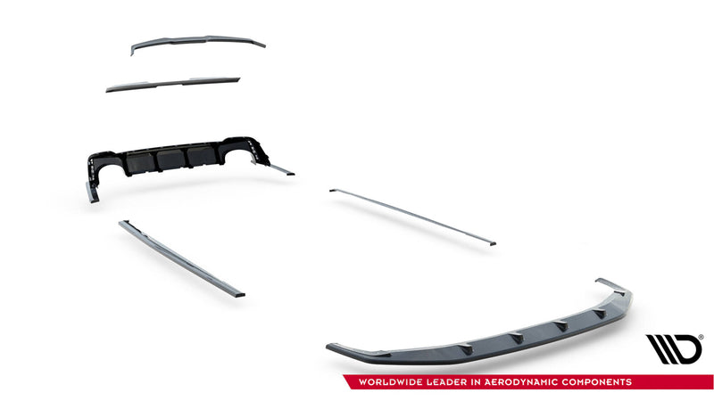 Maxton Design Set of Prepreg Carbon Fiber Splitters Audi RS6 C8