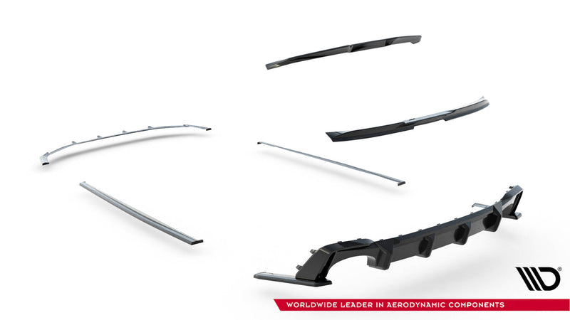 Maxton Design Set of Prepreg Carbon Fiber Splitters Audi RS6 C8