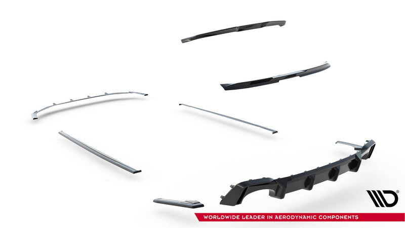 Maxton Design Set of Prepreg Carbon Fiber Splitters Audi RS6 C8