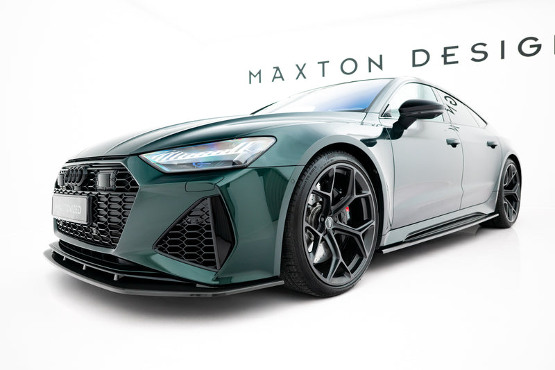 Maxton Design Set of Prepreg Carbon Fiber Splitters Audi RS7 C8