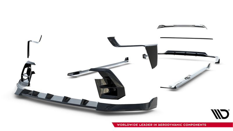 Maxton Design Set of Prepreg Carbon Splitters V.2 BMW X7 M-Pack G07 Facelift