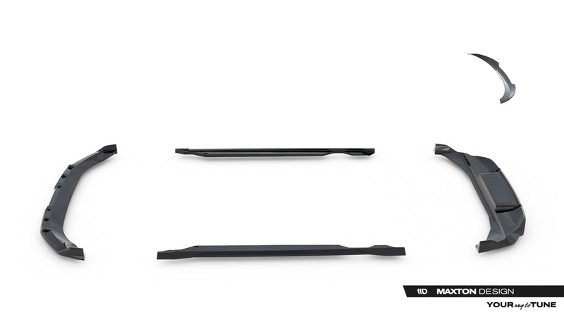 Maxton Design Diffusor Satz Audi Q6 e-tron S-Line / SQ6 e-tron SUV Mk1