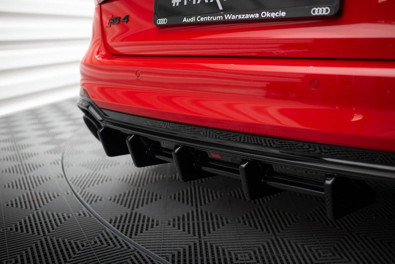 Maxton Design Diffuser Set Audi RS4 B9 Facelift