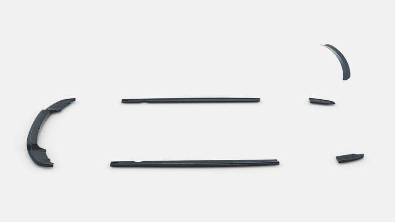 Maxton Design Diffuser Set BMW X3 M-Pack F25 Facelift