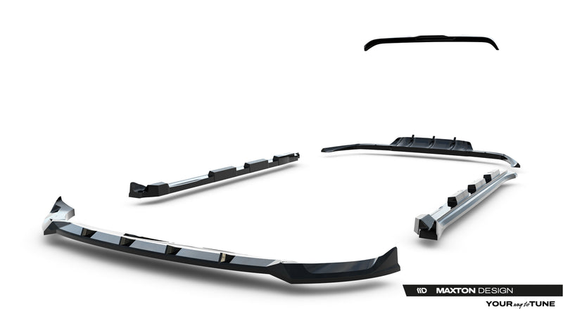 Maxton Design Diffusor Satz Land Rover Range Rover Velar R-Dynamic Mk1 (Das Kit ist nicht mit einer Anhängerkupplung kompatibel)