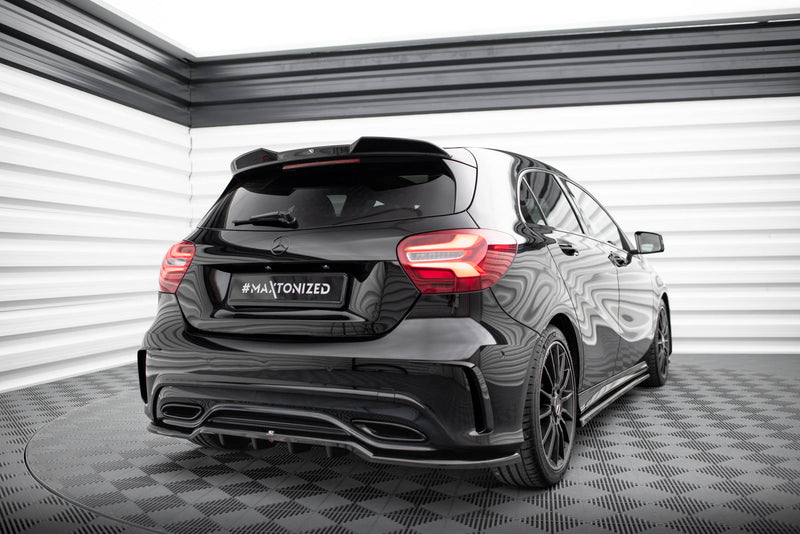 Maxton Design Diffusor Satz  Mercedes-Benz A AMG-Line W176 Facelift