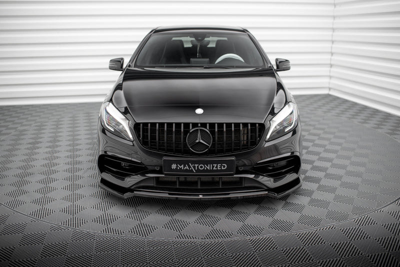 Maxton Design Diffusor Satz  Mercedes-Benz A AMG-Line W176 Facelift