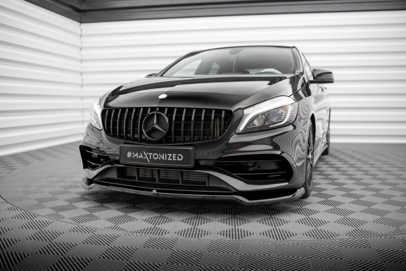 Maxton Design Diffusor Satz  Mercedes-Benz A AMG-Line W176 Facelift