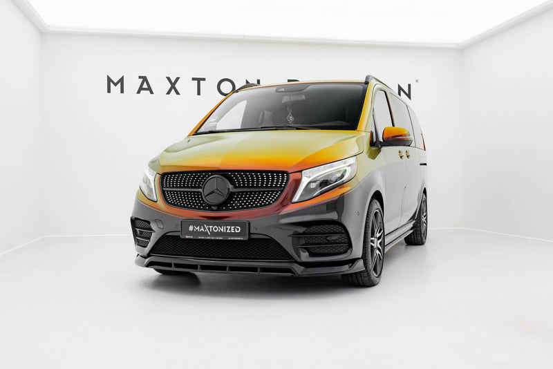Maxton Design Diffusor Satz Mercedes-Benz V-Class Long AMG-Line W447 Facelift