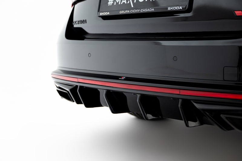 Maxton Design Diffusor Satz Skoda Octavia RS Liftback Mk4 Facelift