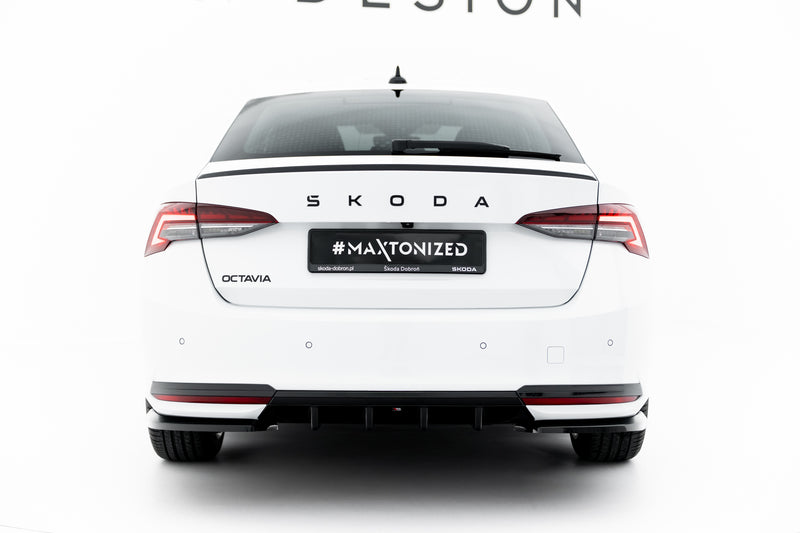 Maxton Design Diffusor Satz Skoda Octavia Sportline Liftback / Combi Mk4 Facelift