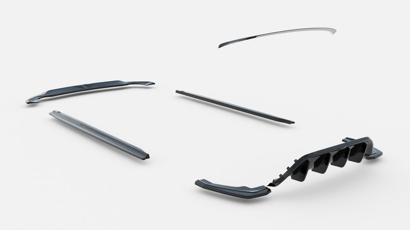 Maxton Design Diffusor Satz Skoda Scala Mk1