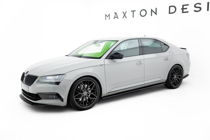 Maxton Design Diffusor Satz Skoda Superb Liftback Mk3
