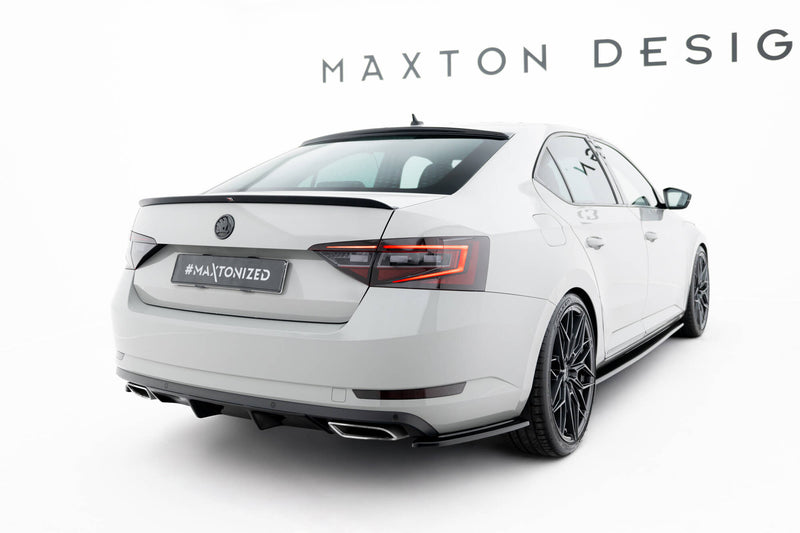 Maxton Design Diffusor Satz Skoda Superb Liftback Mk3