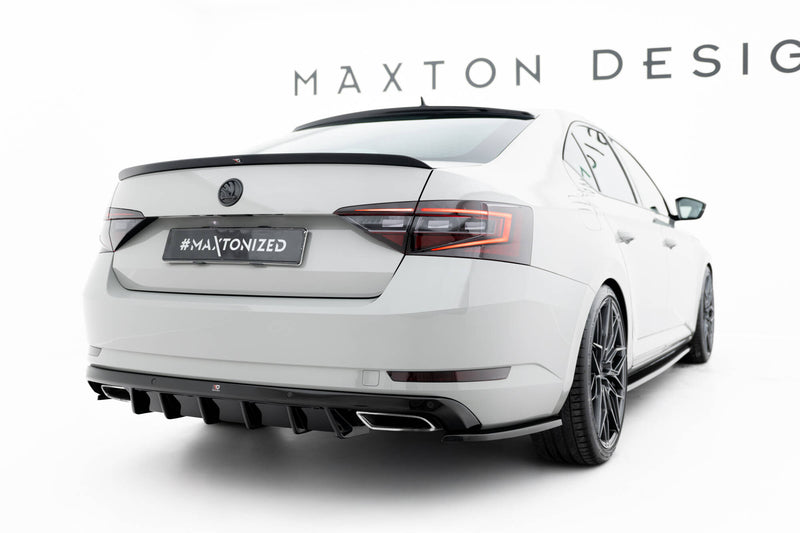 Maxton Design Diffusor Satz Skoda Superb Liftback Mk3
