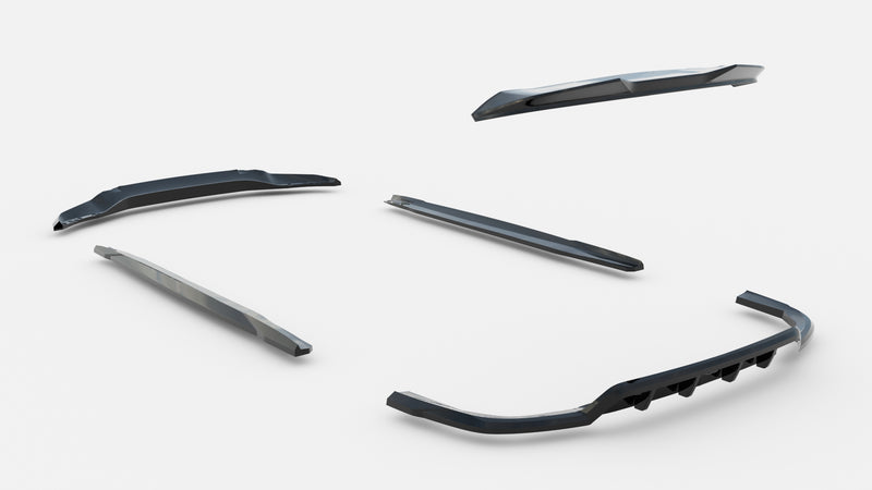 Maxton Design Diffusor Satz V.1 BMW X5 M-Pack G05 Facelift