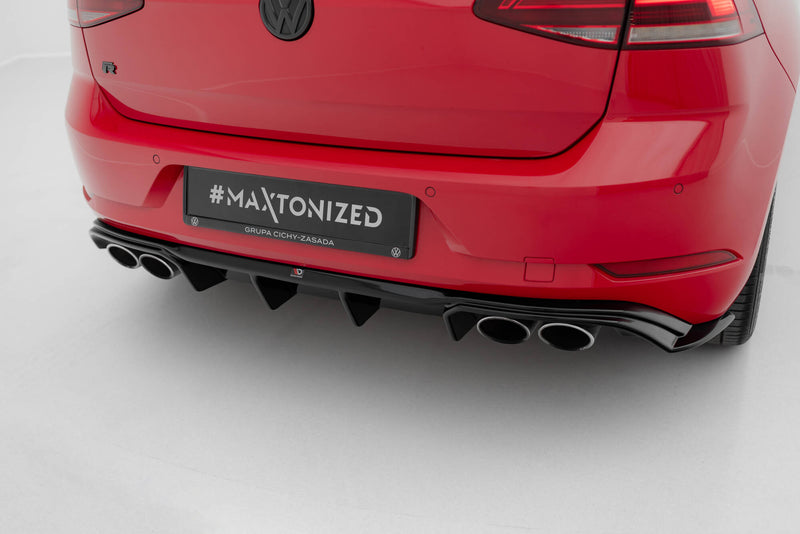 Maxton Design Diffusor Satz V.1 Volkswagen Golf R Hatchback Mk7 Facelift