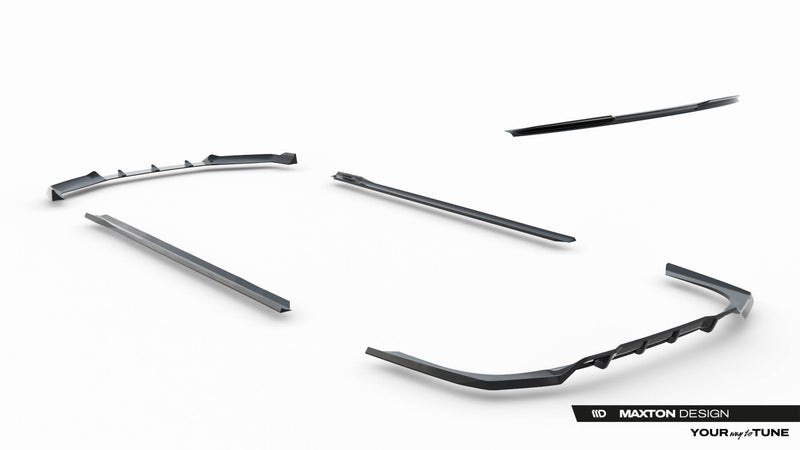 Maxton Design Diffusor Satz V.2 BMW 740d / 740i  M-Pack G70