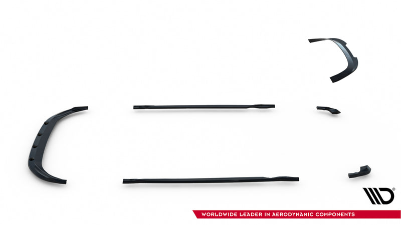 Maxton Design Diffuser Set V.2 Volkswagen Golf R Mk8 Facelift