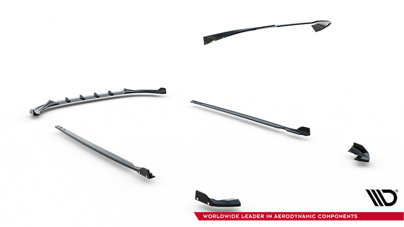 Maxton Design Diffusor Satz V.3 Volkswagen Golf R Mk8 Facelift