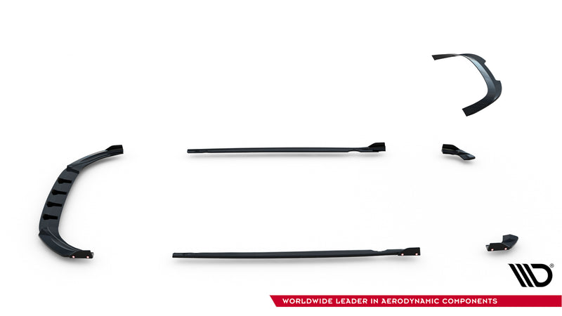 Maxton Design Diffusor Satz V.3 Volkswagen Golf R Mk8 Facelift