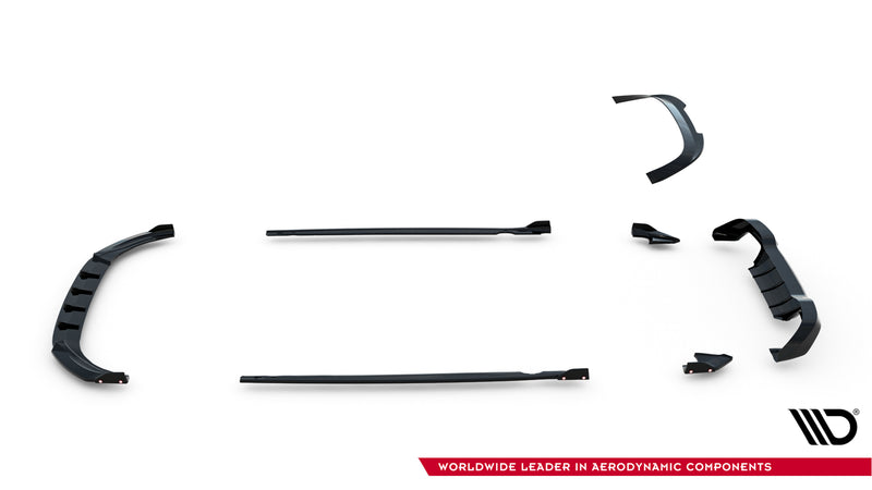 Maxton Design Diffuser Set V.3 Volkswagen Golf R Mk8 Facelift