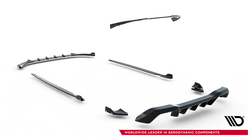 Maxton Design Diffuser Set V.3 Volkswagen Golf R Mk8 Facelift