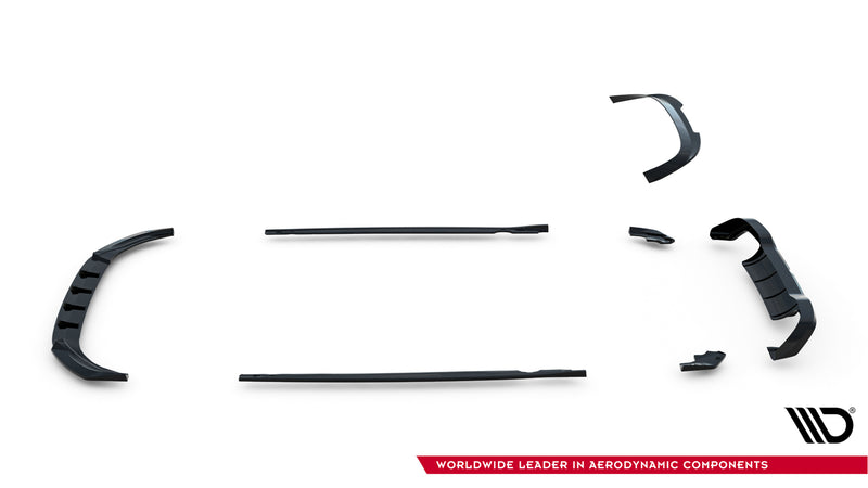 Maxton Design Diffuser Set V.5 Volkswagen Golf R Mk8 Facelift