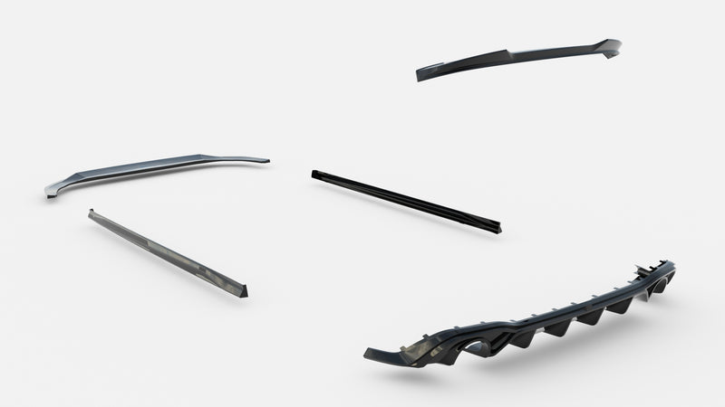 Maxton Design Diffusor Satz Volkswagen Golf GTI Mk8