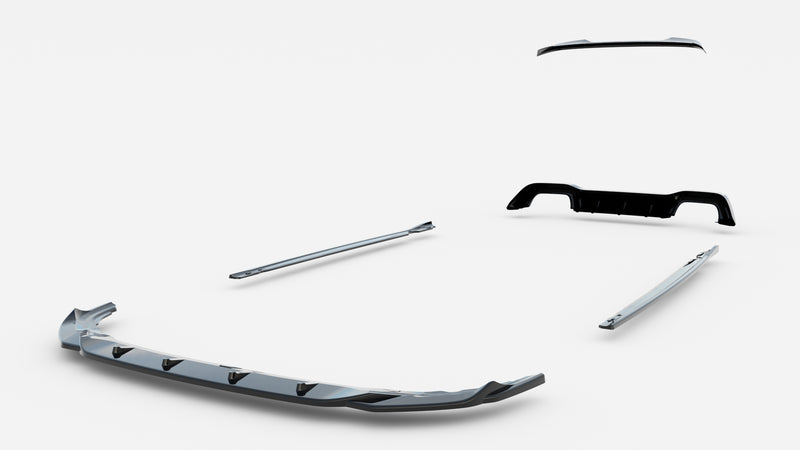 Maxton Design Diffusor Satz Volkswagen Golf R Mk8