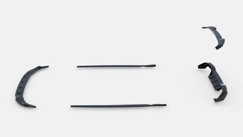 Maxton Design Diffusor Satz Volkswagen Golf R Mk8