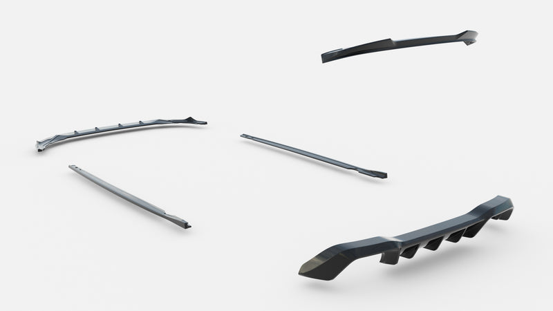 Maxton Design Diffusor Satz Volkswagen Golf R Mk8