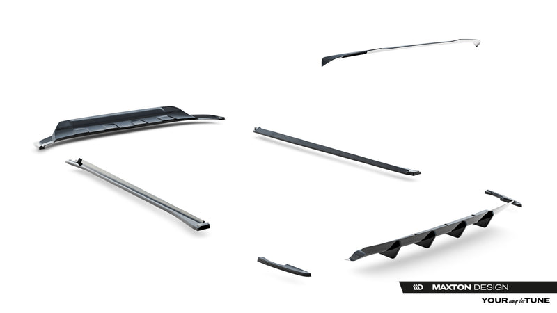 Maxton Design Diffusor Satz Volkswagen Touareg R-Line Mk3