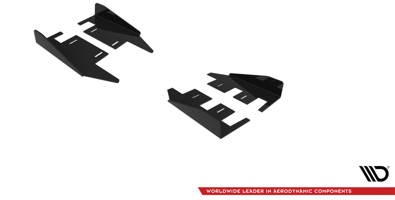 Maxton Design Side Flaps Mercedes-AMG C43 Coupe / Cabrio C205  Facelift / A205 Facelift