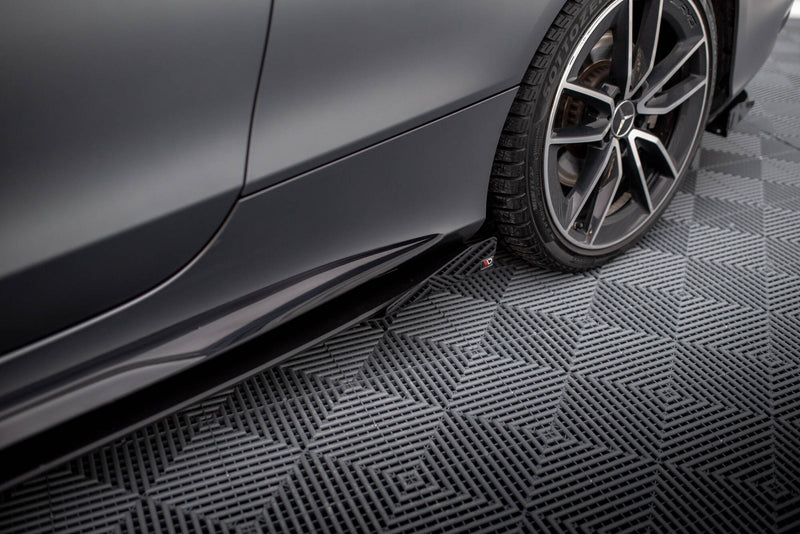 Maxton Design Side Flaps Mercedes-AMG C43 Coupe / Cabrio C205  Facelift / A205 Facelift