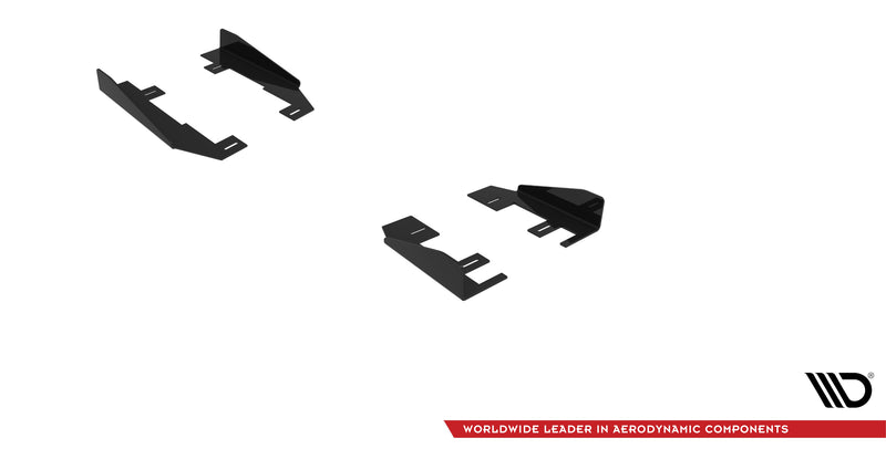 Maxton Design Side Flaps Mercedes-AMG C63 Sedan / Estate W205 Facelift