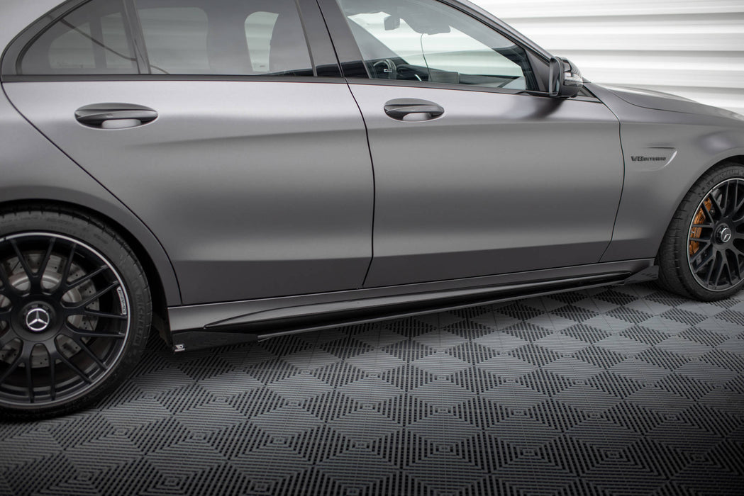 Maxton Design Side Flaps Mercedes-AMG C63 Sedan / Estate W205 Facelift