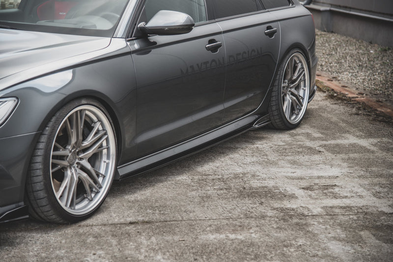 Maxton Design Side Skirt Diffuser Audi A6 / A6 C7 S-line / S6 C7 Facelift