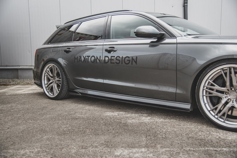 Maxton Design Side Skirt Diffuser Audi A6 / A6 C7 S-line / S6 C7 Facelift