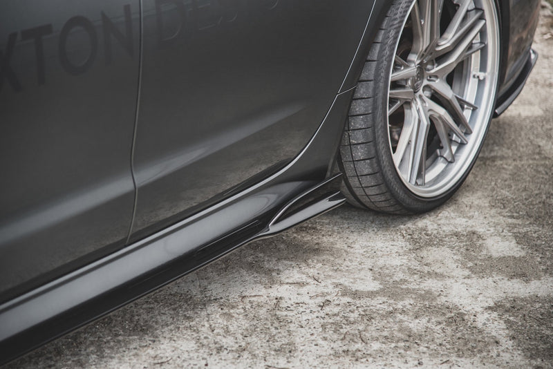 Maxton Design Side Skirt Diffuser Audi A6 / A6 C7 S-line / S6 C7 Facelift