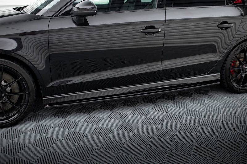 Maxton Design Side Skirt Diffuser Audi RS3 8V FL Sedan