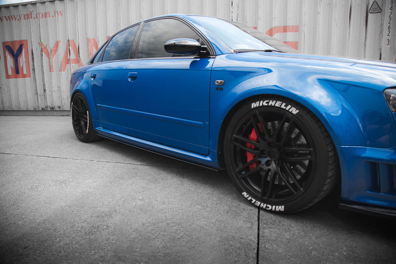 Maxton Design Side Skirt Diffuser Audi RS4 B7