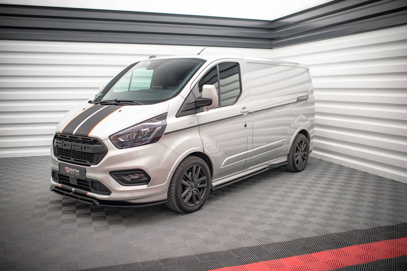 Maxton Design Side Skirt Diffuser Ford Transit Custom ST-Line Mk1 Facelift