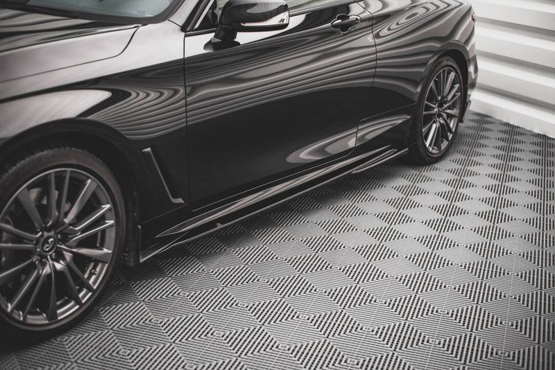 Maxton Design Side Skirt Diffuser Infiniti Q60 S Mk2