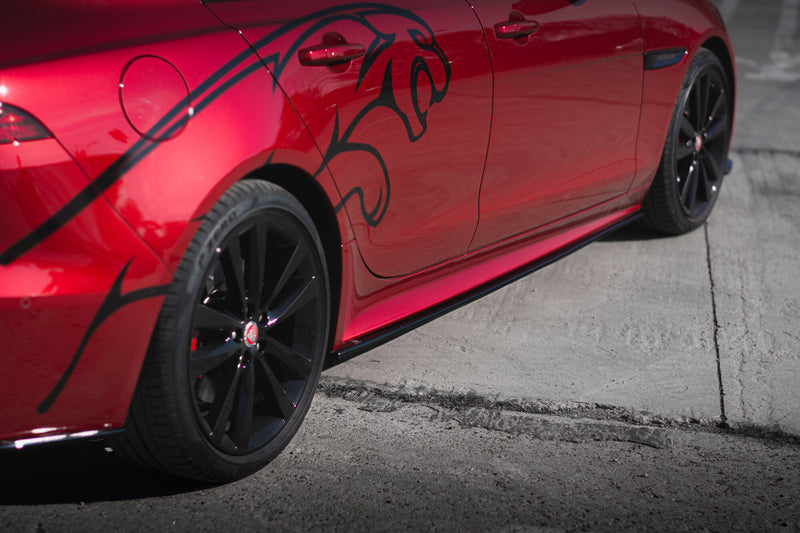 Maxton Design Seitenschweller Diffusor Jaguar XE R-Dynamic X760 Facelift