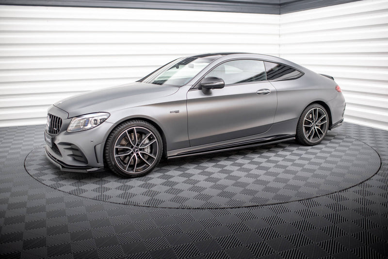 Maxton Design Seitenschweller Diffusor Mercedes-AMG C43 Coupe / Cabrio C205 Facelift / A205 Facelift