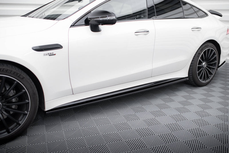 Maxton Design Side Skirt Diffuser Mercedes-AMG GT 43 4-Door Coupe V8 Styling Package