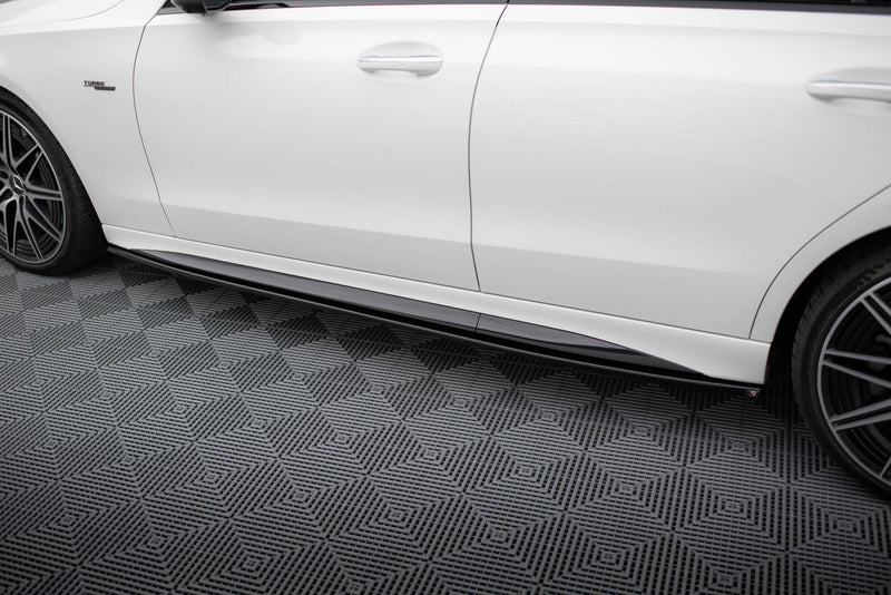 Maxton Design Side Skirt Diffuser Mercedes-Benz C AMG-Line / 43 AMG W206