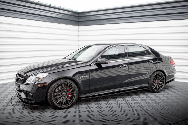 Maxton Design Side Skirt Diffuser Mercedes-Benz E63 AMG / AMG-Line Sedan W212 Facelift