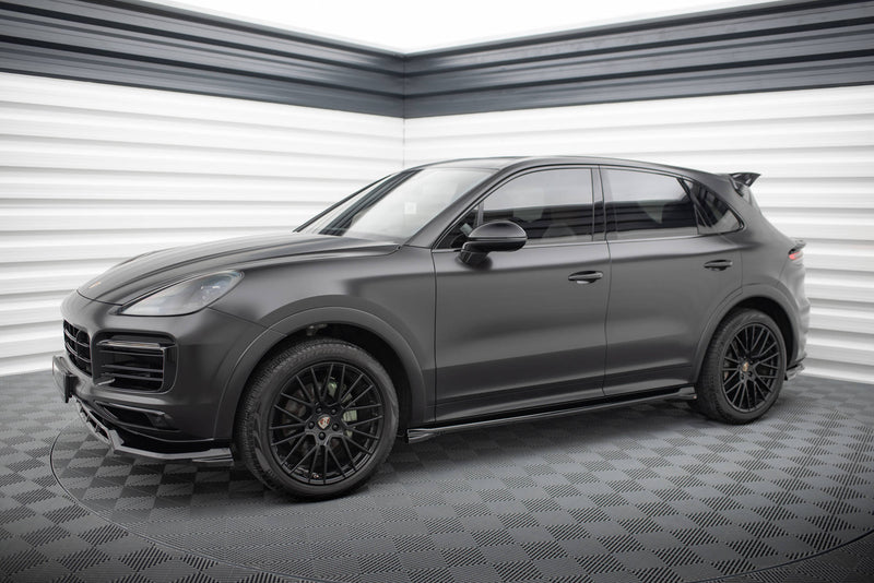 Maxton Design Seitenschweller Diffusor Porsche Cayenne Sport Design Mk3 / Standard Mk3 Facelift
